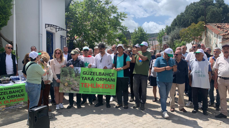 Güzelbahçeliler 'Yaka Ormanı'na sahip çıkılmasını istiyor 